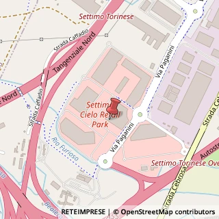 Mappa Via Umberto Giordano, 6, 10036 Settimo Torinese, Torino (Piemonte)