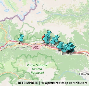 Mappa 10050 Chianocco TO, Italia (6.34895)