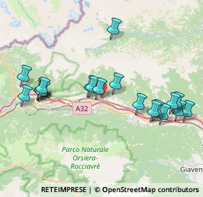 Mappa 10050 Chianocco TO, Italia (8.4545)