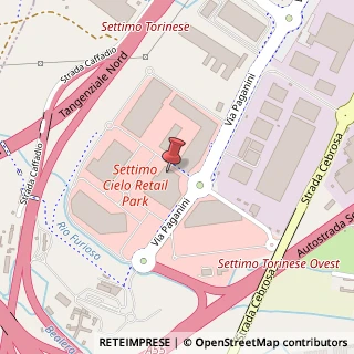 Mappa Via Niccol? Paganini, 71, 10036 Settimo Torinese, Torino (Piemonte)