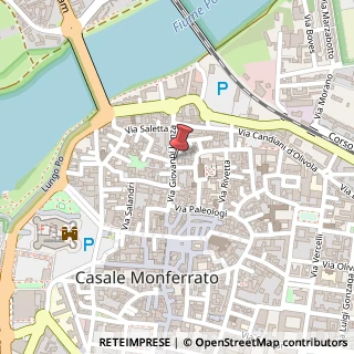 Mappa Via Giovanni Lanza, 105, 15033 Casale Monferrato, Alessandria (Piemonte)