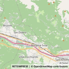 Mappa Borgone Susa