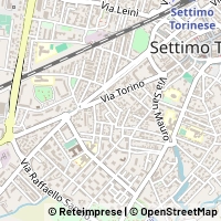 Mapa Settimo Torinese