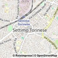 Mapa Settimo Torinese