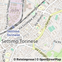 Mapa Settimo Torinese