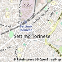 Kaart Settimo Torinese