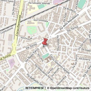 Mappa Via Regio Parco, 11, 10036 Settimo Torinese, Torino (Piemonte)