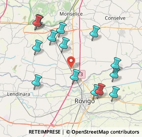 Mappa Via Fratelli Cervi, 35048 Stanghella PD, Italia (8.41786)