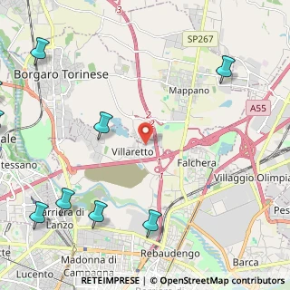 Mappa Via Benvenuto Cellini, 10071 Borgaro torinese TO, Italia (3.765)