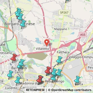 Mappa Via Benvenuto Cellini, 10071 Borgaro torinese TO, Italia (3.507)