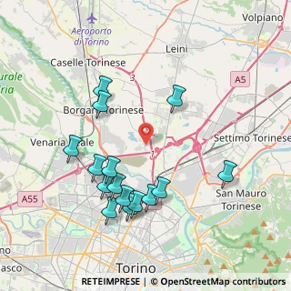 Mappa Via Benvenuto Cellini, 10071 Borgaro torinese TO, Italia (4.07)