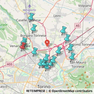 Mappa Via Benvenuto Cellini, 10071 Borgaro torinese TO, Italia (4.00647)