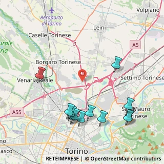 Mappa Via Benvenuto Cellini, 10071 Borgaro torinese TO, Italia (4.895)