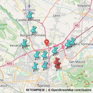 Mappa Via Benvenuto Cellini, 10071 Borgaro torinese TO, Italia (4.0725)
