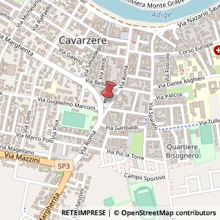 Mappa Via Roma, 80, 30014 Cavarzere, Venezia (Veneto)