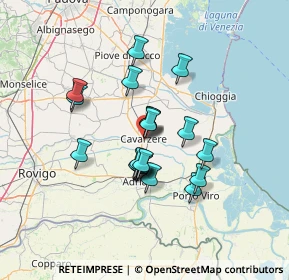 Mappa Via Leonino Visentin, 30014 Cavarzere VE, Italia (10.611)
