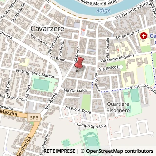 Mappa Via Leonino Visentin, 5, 30014 Cavarzere, Venezia (Veneto)