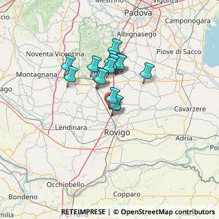 Mappa Via Nazionale, 35048 Stanghella PD, Italia (9.71)