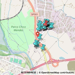 Mappa Strada provinciale di Lanzo, 10100 Torino TO, Italia (0.31111)