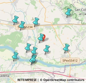 Mappa Via Cascine, 27010 Costa De' nobili PV, Italia (4.18)