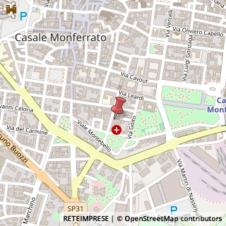 Mappa Via Filippo Mellana, 7, 15033 Casale Monferrato, Alessandria (Piemonte)