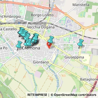 Mappa Via Angelo Ottolini, 26100 Cremona CR, Italia (0.9905)
