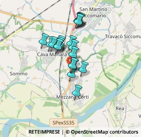 Mappa Strada Statale dei Giovi, 27051 Cava Manara PV, Italia (1.321)