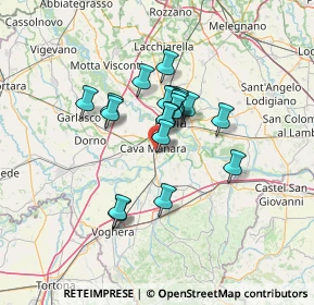 Mappa Strada Statale dei Giovi, 27051 Cava Manara PV, Italia (9.546)