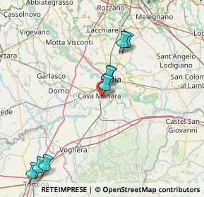 Mappa Strada Statale dei Giovi, 27051 Cava Manara PV, Italia (23.4075)