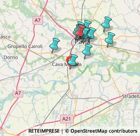 Mappa Strada Statale dei Giovi, 27051 Cava Manara PV, Italia (6.35571)