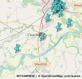 Mappa Strada Statale dei Giovi, 27051 Cava Manara PV, Italia (5.5075)