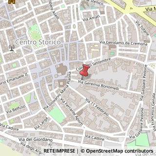 Mappa Via Geremia Bonomelli, 10, 26100 Cremona, Cremona (Lombardia)