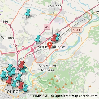 Mappa 10136 Settimo Torinese TO, Italia (7.452)