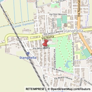 Mappa Via della Libertà, 13, 35048 Stanghella, Padova (Veneto)