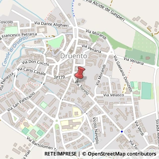 Mappa Via Torino, 8/A, 10040 Druento, Torino (Piemonte)