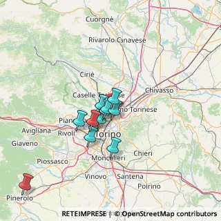 Mappa Raccordo Torino - Caselle, 10071 Borgaro torinese TO, Italia (10.17727)