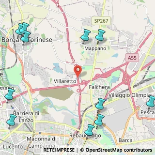 Mappa Raccordo Torino - Caselle, 10071 Borgaro torinese TO, Italia (3.4)