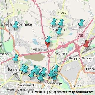 Mappa Raccordo Torino - Caselle, 10071 Borgaro torinese TO, Italia (2.7805)