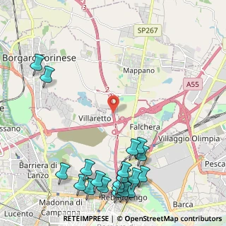 Mappa Raccordo Torino - Caselle, 10071 Borgaro torinese TO, Italia (3.0275)