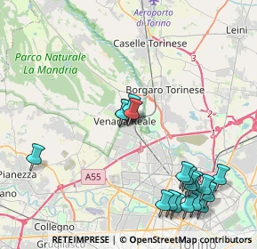 Mappa Piazza Don Alberione, 10078 Venaria Reale TO, Italia (4.94611)
