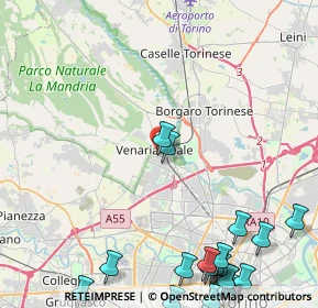 Mappa Piazza Don Alberione, 10078 Venaria Reale TO, Italia (6.7165)