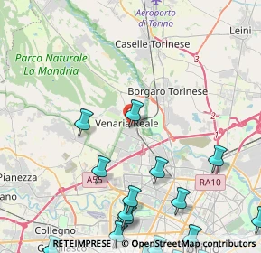 Mappa Piazza Don Alberione, 10078 Venaria Reale TO, Italia (6.69556)