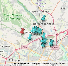 Mappa Piazza Don Alberione, 10078 Venaria Reale TO, Italia (2.37867)
