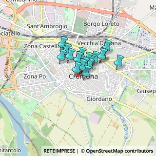 Mappa Via Lombardini, 26100 Cremona CR, Italia (0.498)