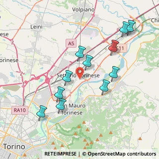 Mappa Via Peschiera, 10036 Settimo Torinese TO, Italia (3.93545)