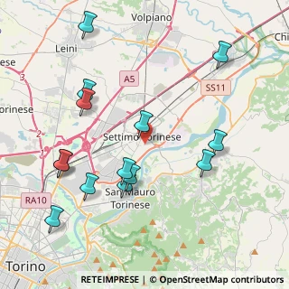 Mappa Via Peschiera, 10036 Settimo Torinese TO, Italia (4.54714)