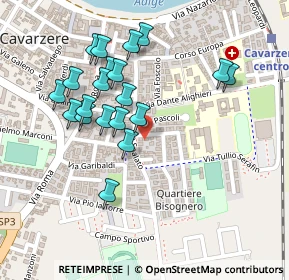 Mappa Via Spalato, 30014 Cavarzere VE, Italia (0.226)