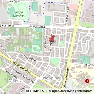 Mappa Via Cà del Vescovo, 4, 26100 Cremona, Cremona (Lombardia)