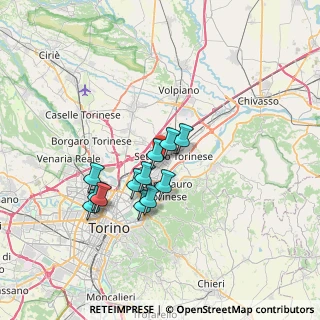 Mappa Via della Costituzione, 10036 Settimo Torinese TO, Italia (5.70417)