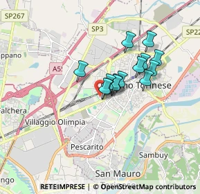 Mappa Via della Costituzione, 10036 Settimo Torinese TO, Italia (1.20143)